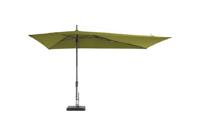 Grote Zweefparasol Asymetrique Windbestendig 360x220 cm Groen van Madison - thumbnail