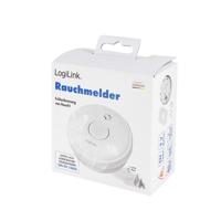 LogiLink Rauch- / Brandschutzmelder Rookmelder werkt op batterijen (Ø x h) 100 mm x 34.5 mm - thumbnail