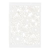 Creativ Company Patroonkarton wit, 10st. - thumbnail