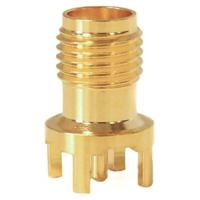 Mueller Electric BU-1420701231 Adapterstekker SMA-bus - Printplaat Recht Messing - thumbnail