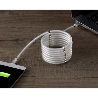 Renkforce USB-kabel USB 2.0 USB-A stekker, USB-C stekker 1.00 m Wit Vergulde steekcontacten TO-6899484