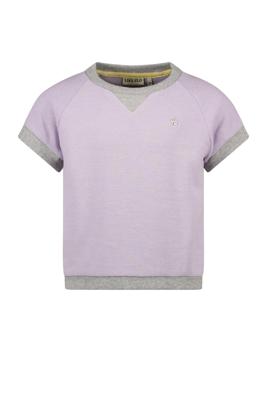 Like Flo Meisjes wafel top - Lilac