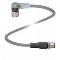 Pepperl+Fuchs 212855 Sensor/actuator connector M12 Aantal polen (sensoren): 3 Stekker, recht, Bus, haaks 10.00 m 1 stuk(s) - thumbnail