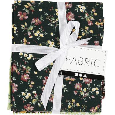 Creativ Company Patchwork stof groen 45x55cm, 4st.