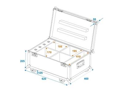 Roadinger ROADINGER Flightcase 4x AKKU UP-4 QuickDMX
