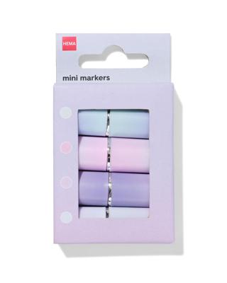 HEMA Mini markers pastel - 4 stuks