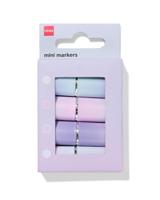 HEMA Mini markers pastel - 4 stuks - thumbnail