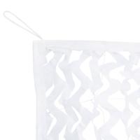 VidaXL Camouflagenet met opbergzak 844x142 cm wit - thumbnail