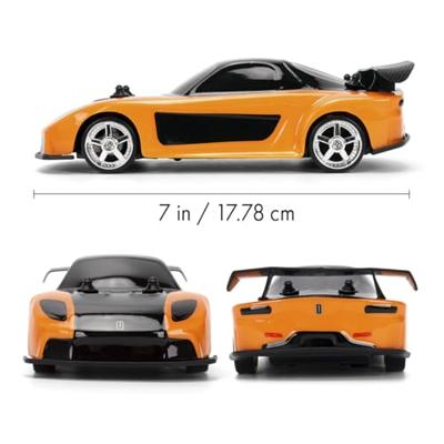 JADA TOYS 9336313314R00 Fast&Furious RC Drift Mazda RX-7 1:24 RC modelauto voor beginners Elektro Sportwagen