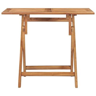 Tuintafel inklapbaar 90x60x75 cm massief teakhout Tuintafel inklapbaar 90x60x75 cm massief teakhout