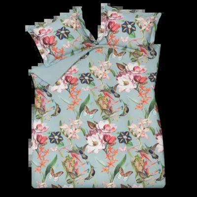 Vandyck Vandyck Dekbedovertrek Flower Mix pearlblue 2-persoons (200x200/220 )