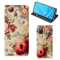 Smart Cover voor OPPO A52 | A72 Bloemen - thumbnail