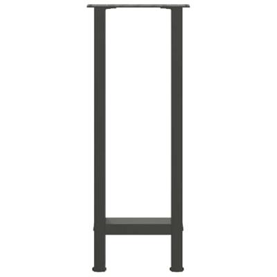 Console tafelpoten 2 st 38x(72-73) cm staal antraciet