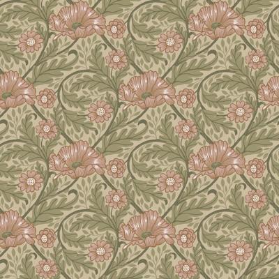 Dutch Wallcoverings Angas - Esther Apricot - Abrikoos