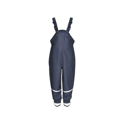 Playshoes regenbroek bretels katoen gevoerd Uni Marine-140