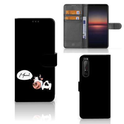 Sony Xperia 1 II Leuk Hoesje Cow Sony Xperia 1 II Leuk Hoesje Cow