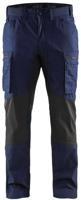 Blåkläder Service werkbroek met stretch 14591845 | Marineblauw/Zwart | Maat 60 - 7330509498576 - thumbnail