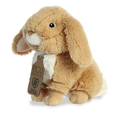 Eco Nation Pluchen knuffel - langoor konijn - 23 cm