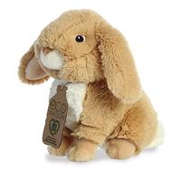 Eco Nation Pluchen knuffel - langoor konijn - 23 cm - thumbnail