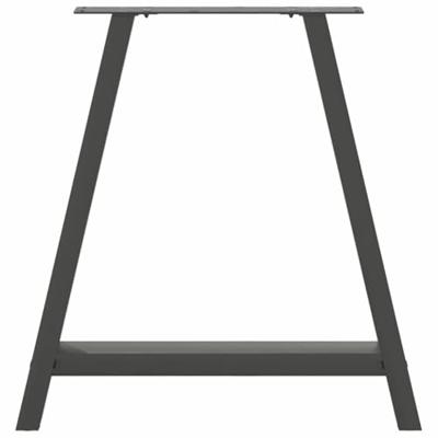 Salontafelpoten 2 st A-vormig 70x(72-73) cm staal antraciet Salontafelpoten 2 st A-vormig 70x(72-73) cm staal antraciet