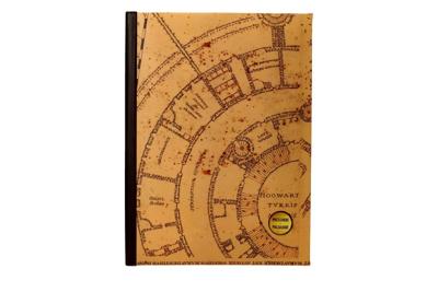 Harry Potter Notebook with Light Marauder's Map