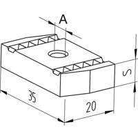 Fischer FCN 77409 Slide-in flat T nut M10 100 stuk(s) - thumbnail