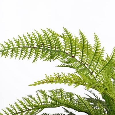 Kunstplant mica varen groen in pot stan grijs Kunstplant mica varen groen in pot stan grijs