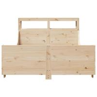 Bedframe zonder matras massief grenenhout 160x200 cm - thumbnail