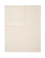 Essenza Essenza knitted Ajour plaid Antique white 130x170 - thumbnail