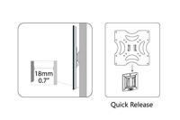Digitus DA-90310-1 Monitor-wandbeugel 1-voudig 38,1 cm (15) - 94,0 cm (37) Zwart Vast - thumbnail