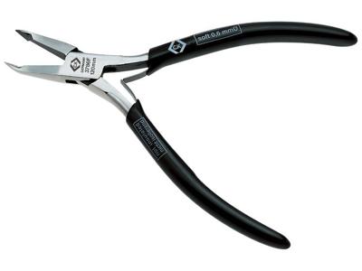 C.K T3786F 4 Elektronica en fijnmechanica Schuine puntsnijder Met facet 120 mm