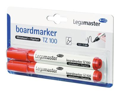 Whiteboardmarker legamaster tz100 2mm 2st rd