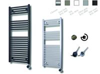 Elektrische Design Radiator Sanicare Plug En Play 111,8 x 45 cm Chroom Thermostaat Chroom 435 Watt Sanicare - thumbnail