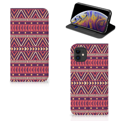 Apple iPhone 11 | Hoesje met Magneet | Aztec Paars