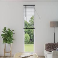 VidaXL Venetiaanse blind verstelbaar zwart 213 x 50 cm pvc - thumbnail