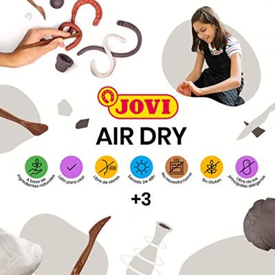Klei jovi air dry 1kg terra Klei jovi air dry 1kg terra