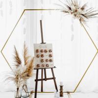 PartyDeko Gouden Backdrop Frame, 2m - thumbnail