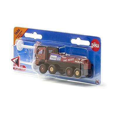 Siku 1686 hs schoch 8x8 man truck trial + 2 borden - thumbnail