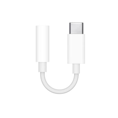 Adapter USB-C naar Jack 3.5 mm Apple MU7E2ZM/A Wit (10 Stuks)