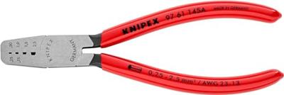 Knipex Krimptang voor adereindhulzen met kunststof bekleed 145 mm - 9761145A