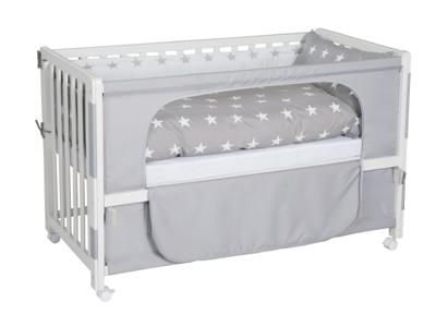 roba Babybed Room Bed 60 x 120 cm (Little stars, Wit) roba Babybed Room Bed 60 x 120 cm (Little stars, Wit)