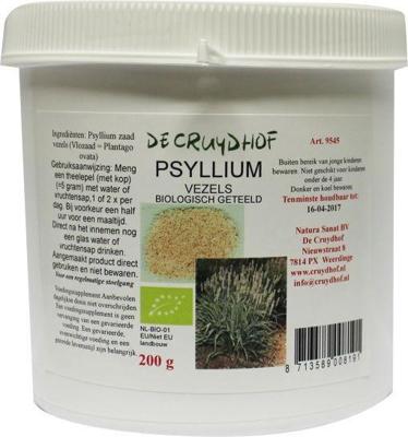 Cruydhof Psyllium/vlozaad bio 200 Gram Cruydhof Psyllium/vlozaad bio 200 Gram