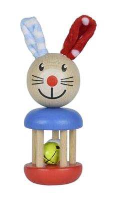 Eichhorn baby houten ratel konijn