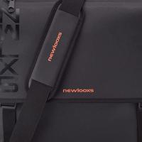 Newlooxs New looxs varo messenger schoudertas - zwart - waterdicht - 15l - thumbnail