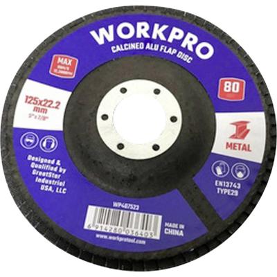 WorkPro WP407523 Lamellenschuurschijf Diameter 125 mm Boordiameter 22.2 mm 10 stuk(s)