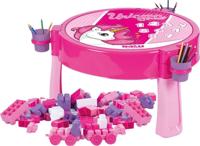 Dolu Unicorn Activiteiten Tafel Inclusief 100 Blokken - thumbnail