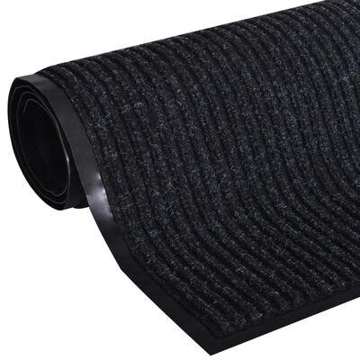 Deurmat PVC 180 x 120 cm (zwart) - thumbnail