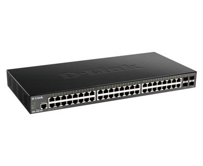 DGS 1250-52X - Switch - L3 Lite - intelligent - 48 x 10/100/1000 + 4 x 10 Gigabit SFP+ - rack-uitvoering DGS 1250-52X - Switch - L3 Lite - intelligent - 48 x 10/100/1000 + 4 x 10 Gigabit SFP+ - rack-uitvoering