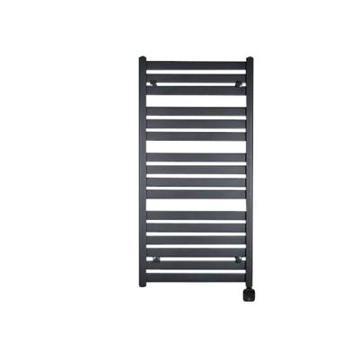 Electrische Wifi Radiator Sanicare HVP Carini Moda 120x60 cm Mat Zwart Met Thermostaat Zwart Rechtsonder