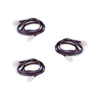 3x RGB Koppelstuk met kabel 100 cm soldeervrij - thumbnail